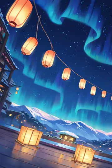 Onsen Winter lofi wallpaper onsen winter 0025556344