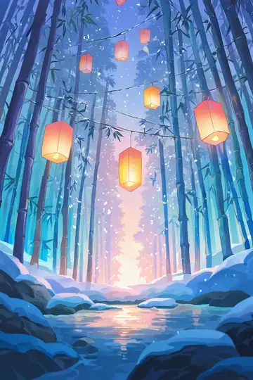 Onsen Winter lofi wallpaper onsen winter 0474726768