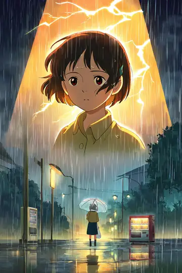 Rainy Bus Stop lofi wallpaper rainy bus stop 0516792694