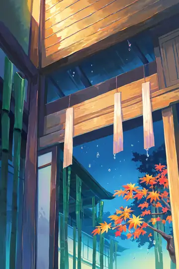 Rainy Porch Engawa lofi wallpaper rainy porch engawa 0191126282