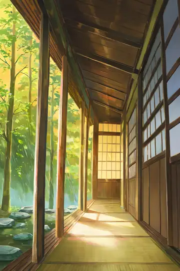 Rainy Porch Engawa lofi wallpaper rainy porch engawa 0479299529