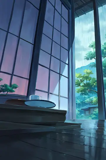 Rainy Porch Engawa lofi wallpaper rainy porch engawa 0980760296