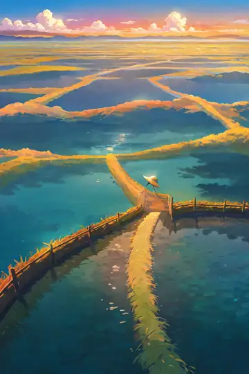 Rice Fields Summer lofi wallpaper rice fields summer 0551396422