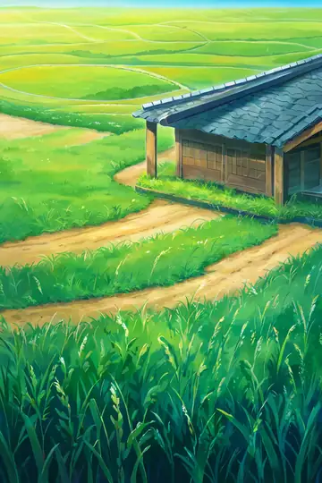 Rice Fields Summer lofi wallpaper rice fields summer 2064968090