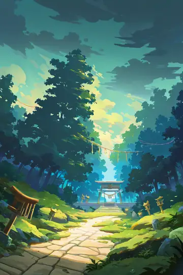 Shrine Torii lofi wallpaper shrine torii 0084004554