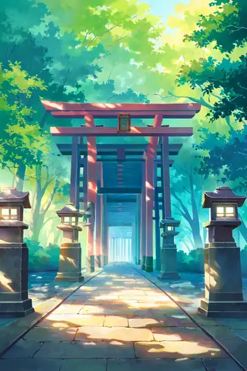 Shrine Torii lofi wallpaper shrine torii 0114420858