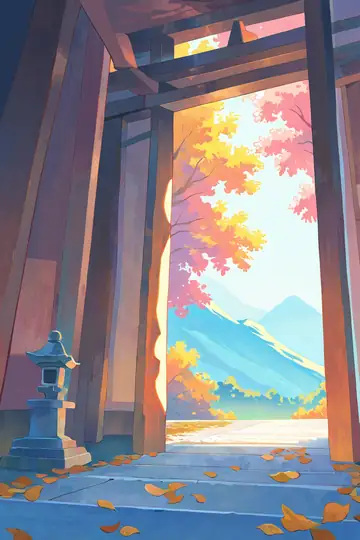 Shrine Torii lofi wallpaper shrine torii 0470754988