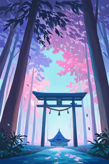 Shrine Torii lofi wallpaper shrine torii 0704694879