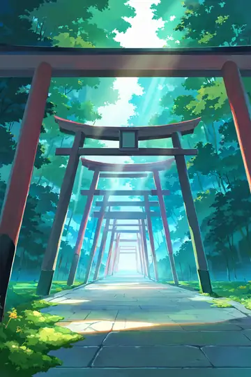 Shrine Torii lofi wallpaper shrine torii 0740638959