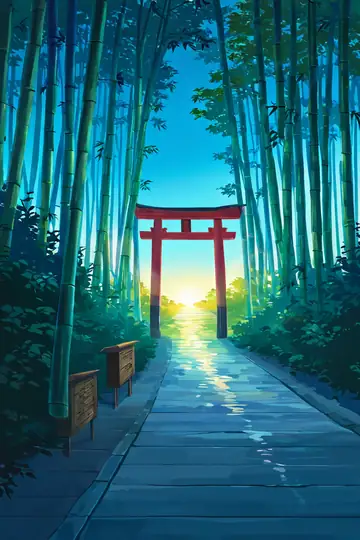 Shrine Torii lofi wallpaper shrine torii 0909175076
