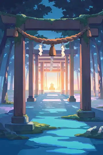 Shrine Torii lofi wallpaper shrine torii 1068335666