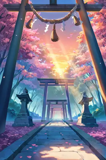 Shrine Torii lofi wallpaper shrine torii 1819277471