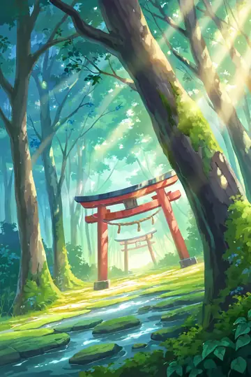 Shrine Torii lofi wallpaper shrine torii 2043960239