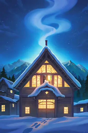 Snowy Mountain Village lofi wallpaper snowy mountain village 1250757723