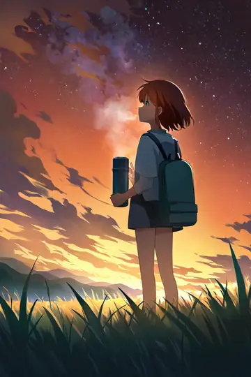 Stargazing Hilltop lofi wallpaper stargazing hilltop 0577649011