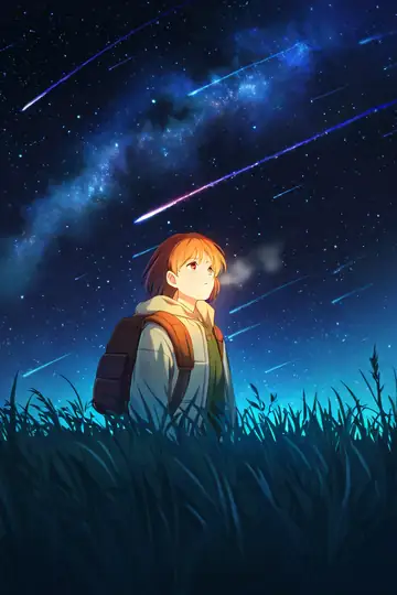 Stargazing Hilltop lofi wallpaper stargazing hilltop 1300842642