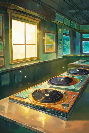 Vinyl Record Shop lofi wallpaper vinyl record shop 0375184532