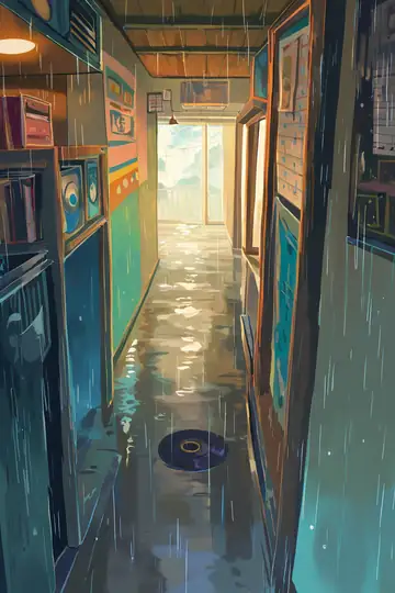 Vinyl Record Shop lofi wallpaper vinyl record shop 0607844054