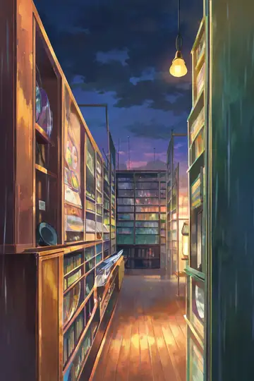 Vinyl Record Shop lofi wallpaper vinyl record shop 0802244247