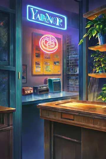 Vinyl Record Shop lofi wallpaper vinyl record shop 1989280871