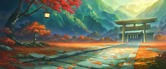 Autumn Maple Village lofi wallpaper autumn maple village 0626547944