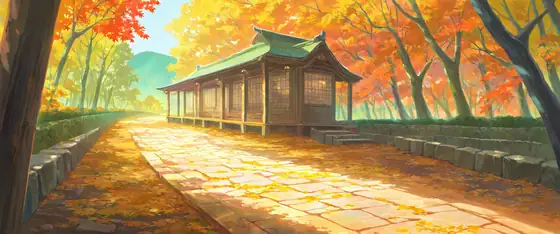 Autumn Maple Village lofi wallpaper autumn maple village 2045500928