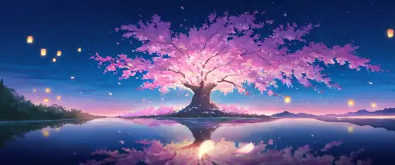 Cherry Blossom Path lofi wallpaper cherry blossom path 0014389958