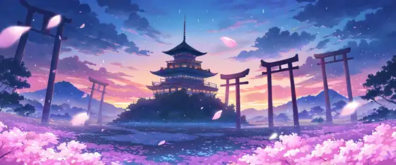 Cherry Blossom Path lofi wallpaper cherry blossom path 0175010921