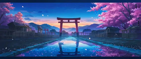 Cherry Blossom Path lofi wallpaper cherry blossom path 0885463843