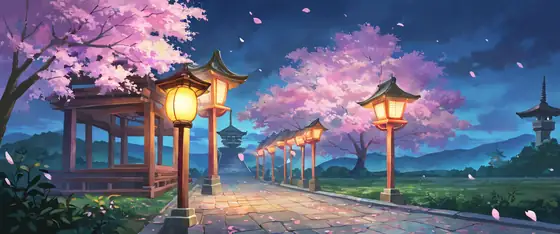Cherry Blossom Path lofi wallpaper cherry blossom path 0896855513