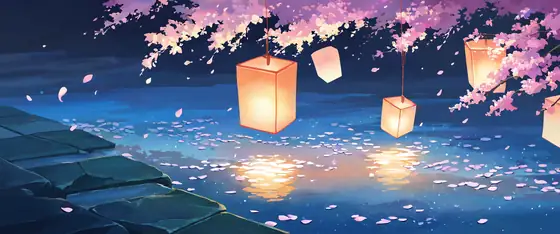 Cherry Blossom Path lofi wallpaper cherry blossom path 0942674413