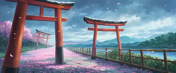 Cherry Blossom Path lofi wallpaper cherry blossom path 1025025901