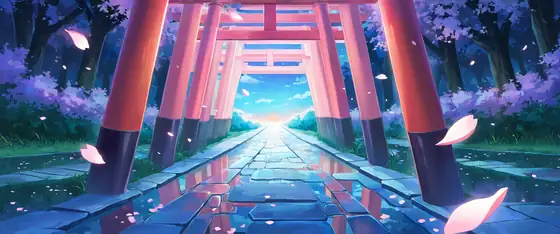 Cherry Blossom Path lofi wallpaper cherry blossom path 1075931910