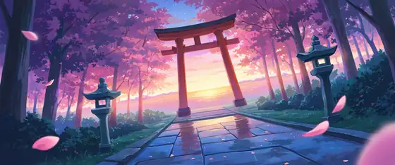 Cherry Blossom Path lofi wallpaper cherry blossom path 1144939095