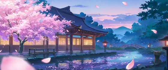 Cherry Blossom Path lofi wallpaper cherry blossom path 1156243280