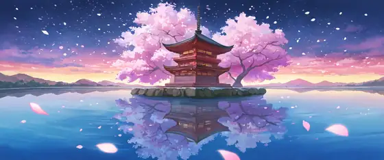 Cherry Blossom Path lofi wallpaper cherry blossom path 1511904786