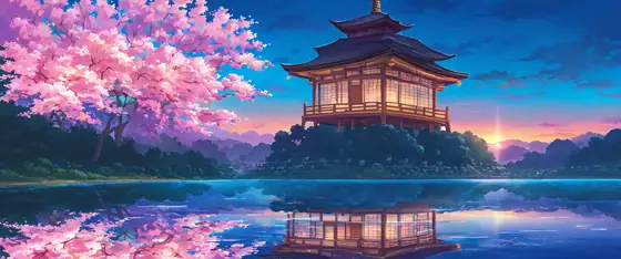 Cherry Blossom Path lofi wallpaper cherry blossom path 1740695324