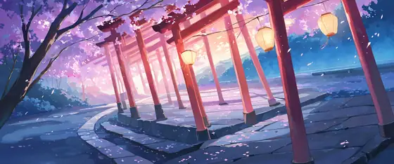 Cherry Blossom Path lofi wallpaper cherry blossom path 1984540780