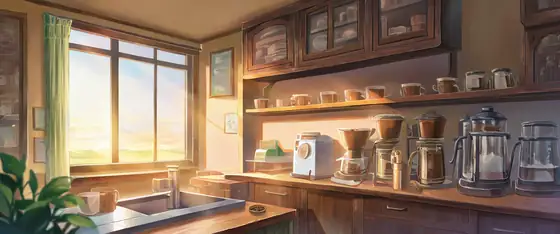 Coffee Shop Morning lofi wallpaper coffee shop morning 0104050425