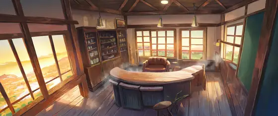Coffee Shop Morning lofi wallpaper coffee shop morning 0820794849