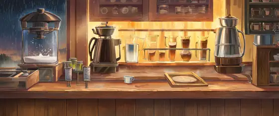 Coffee Shop Morning lofi wallpaper coffee shop morning 0924698392