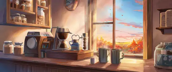 Coffee Shop Morning lofi wallpaper coffee shop morning 1662909898