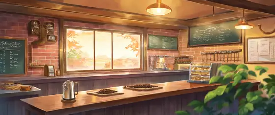 Coffee Shop Morning lofi wallpaper coffee shop morning 2138323767