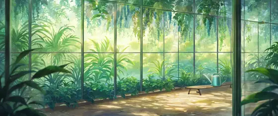 Greenhouse Morning lofi wallpaper greenhouse morning 1201611938
