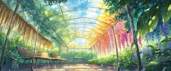 Greenhouse Morning lofi wallpaper greenhouse morning 1371428915