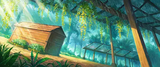 Greenhouse Morning lofi wallpaper greenhouse morning 1837614067