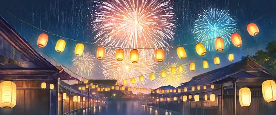 Lantern Festival Night lofi wallpaper lantern festival night 1375820944
