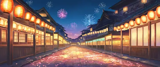 Lantern Festival Night lofi wallpaper lantern festival night 1476292054