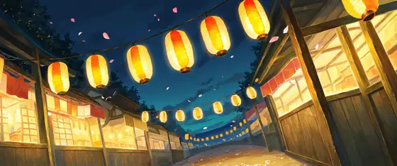 Lantern Festival Night lofi wallpaper lantern festival night 1956167940