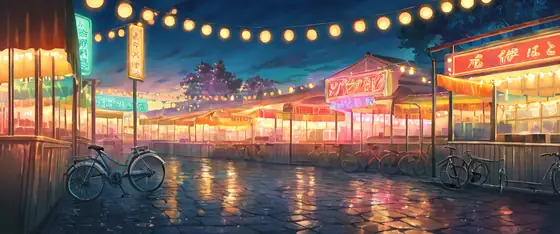 Night Market lofi wallpaper night market 0093654988